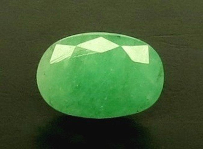 4.94/CT Natural Panna Stone with Govt. Lab Certificate-8318D33699