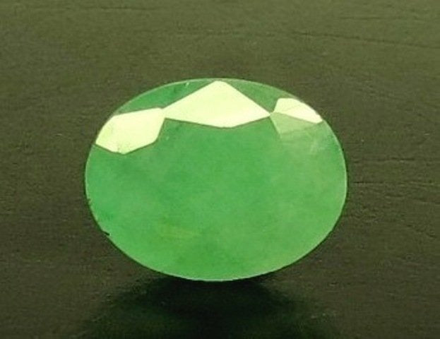 4.64/CT Natural Panna Stone with Govt. Lab Certificate-8318D33713