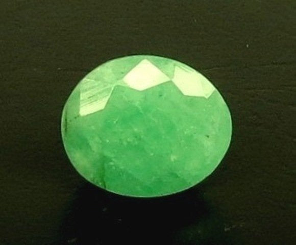 4.64/CT Natural Panna Stone with Govt. Lab Certificate-8318D33715