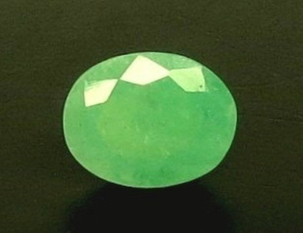 4.98/CT Natural Panna Stone with Govt. Lab Certificate-8318D33725
