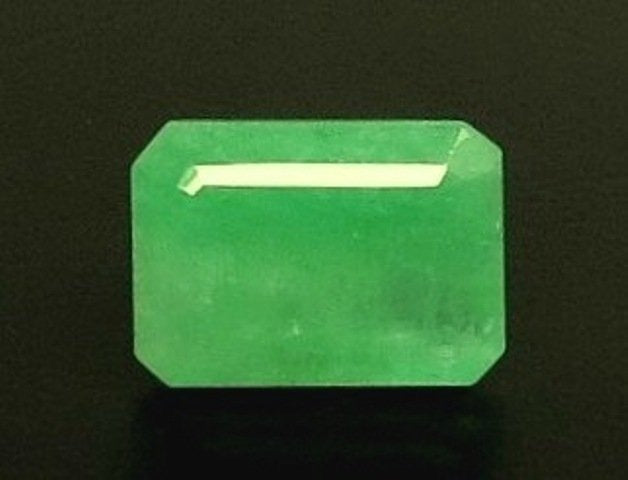 6.63/CT Natural Panna Stone with Govt. Lab Certificate