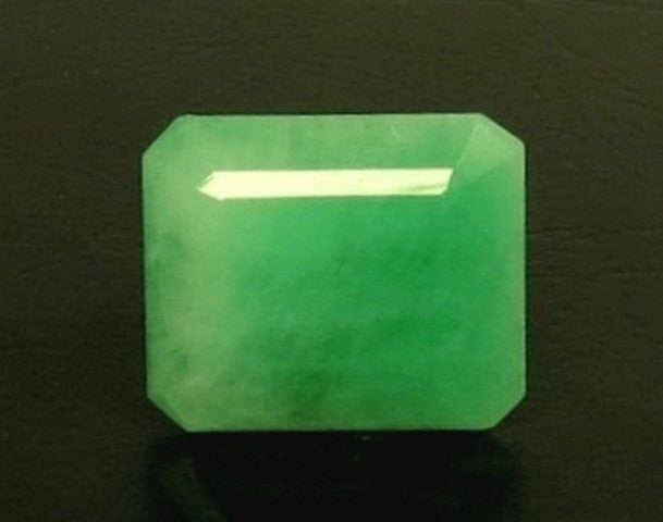 6.48/CT Natural Panna Stone with Govt. Lab Certificate