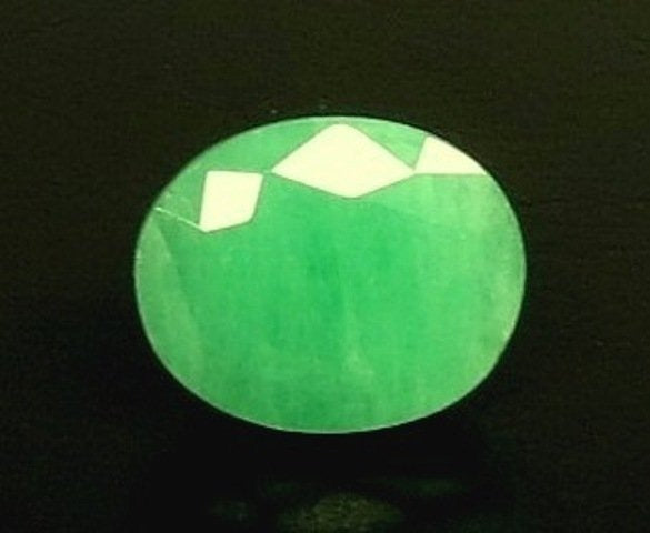 6.75/CT Natural Panna Stone with Govt. Lab Certificate