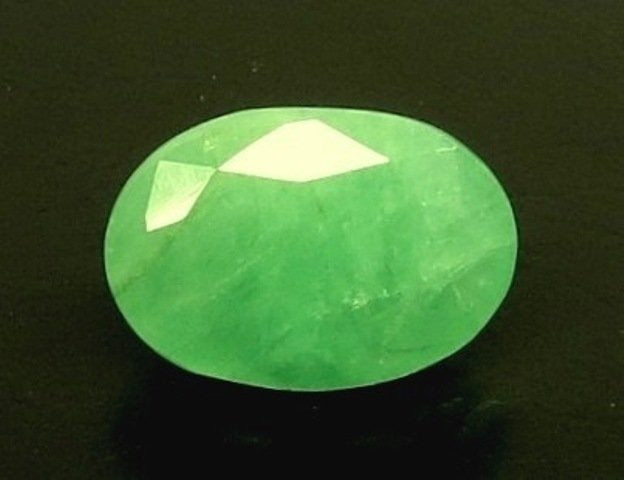 7.45/CT Natural Panna Stone with Govt. Lab Certificate