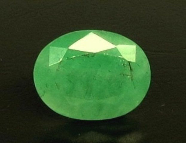 5.69/CT Natural Panna Stone with Govt. Lab Certificate-8468D34785