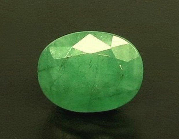 7.47/CT Natural Panna Stone with Govt. Lab Certificate