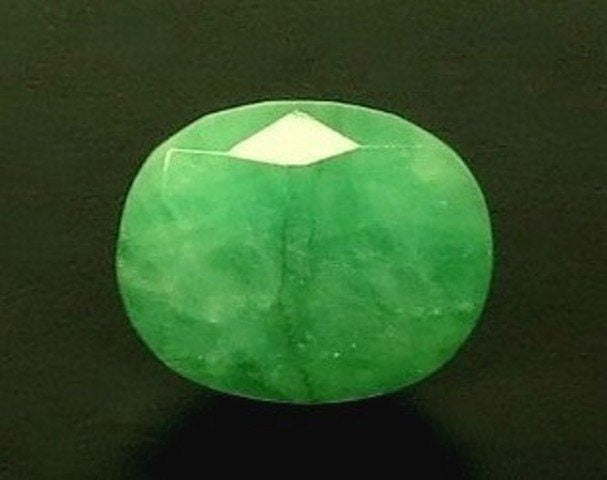 10.26/CT Natural Panna Stone with Govt. Lab Certificate