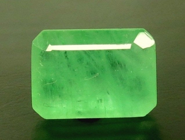 7.23/CT Natural Panna Stone with Govt. Lab Certificate (8991)