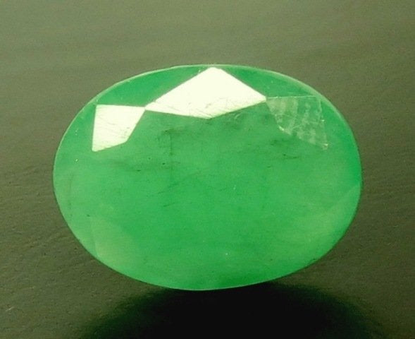 8.52/CT Natural Panna Stone with Govt. Lab Certificate (3441)