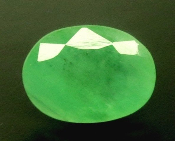9.41/CT Natural Panna Stone with Govt. Lab Certificate (4551)