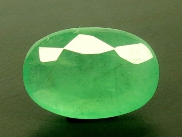 4.64/CT Natural Panna Stone with Govt. Lab Certificate (8991)