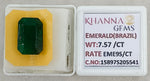 Load image into Gallery viewer, 7.57/CT Natural Panna Stone with Govt. Lab Certificate-15897S205541