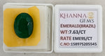 Load image into Gallery viewer, 7.63/CT Natural Panna Stone with Govt. Lab Certificate-15897S205545