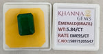 Load image into Gallery viewer, 5.84/CT Natural Panna Stone with Govt. Lab Certificate-15897S205547