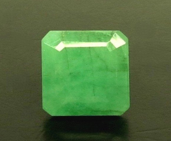 5.83/CT Natural Panna Stone with Govt. Lab Certificate-8039D32174