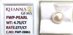 Load image into Gallery viewer, 4.75/CT Natural Fresh Water Pearl With Lab Certificate - 28861