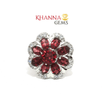 Load image into Gallery viewer, 8.22/GM GARNET ZIRCON RING Earrings - G0557