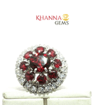 Load image into Gallery viewer, 8.44/GM GARNET ZIRCON RING Earrings - G0559