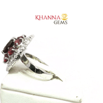 Load image into Gallery viewer, 8.53/GM GARNET ZIRCON RING Earrings - G0560