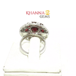 Load image into Gallery viewer, 8.53/GM GARNET ZIRCON RING Earrings - G0560