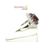 Load image into Gallery viewer, 8.53/GM GARNET ZIRCON RING Earrings - G0560