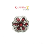 Load image into Gallery viewer, 9.41/GM GARNET ZIRCON RING Earrings - G0563