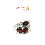 Load image into Gallery viewer, 3.56/GM GARNET ZIRCON RING Earrings - G0565