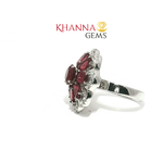 Load image into Gallery viewer, 8.22/GM GARNET ZIRCON RING Earrings - G0567