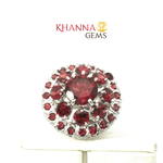 Load image into Gallery viewer, 8.93/GM GARNET ZIRCON RING Earrings - G0569