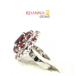 Load image into Gallery viewer, 8.93/GM GARNET ZIRCON RING Earrings - G0569