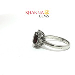 Load image into Gallery viewer, 3.47/GM GARNET ZIRCON RING Earrings - G0372