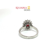 Load image into Gallery viewer, 3.47/GM GARNET ZIRCON RING Earrings - G0372