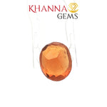 Load image into Gallery viewer, 3.87/CT Natural Hessonite Stone with Govt. Lab Certificate-1073D1409