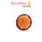 Load image into Gallery viewer, 5.63/CT Natural Hessonite Stone with Govt. Lab Certificate-1073D1410