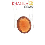Load image into Gallery viewer, 4.46/Carat Natural Hessonite Stone with Govt. Lab Certificate-107550