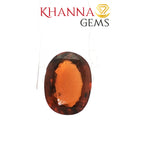 Load image into Gallery viewer, 8.29/CT Natural Hessonite Stone with Govt. Lab Certificate-2538D7890