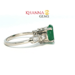 Load image into Gallery viewer, 3.63/GM GREEN ONYX ZIRCON RING Earrings - G0608