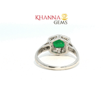 Load image into Gallery viewer, 2.62/GM GREEN ONYX ZIRCON RING Earrings - G0615