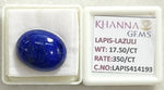 Load image into Gallery viewer, 17.5/CT Natural Lapis-Lazuli-LAPIS414193
