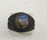 Load image into Gallery viewer, 4.00/GM LAPIS RAJWARA SILVER RING (525)