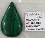 Load image into Gallery viewer, 76.10/CT Natural Malachite Gemstone of Premium Quality-MALA101035