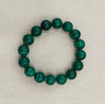 Load image into Gallery viewer, MALACHITE BRACELET BIG BEADS