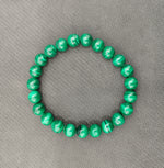 Load image into Gallery viewer, MALACHITE BRACELET SMALL BEADS