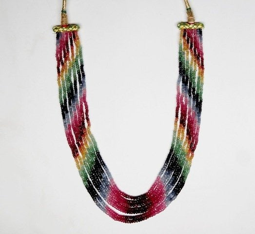 456.68/CT Natural Multi Beads With Lab Certificate