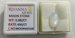 Load image into Gallery viewer, 5/CT Moon Stone with Govt. Lab Certificate (450)