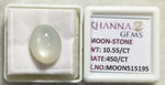 Load image into Gallery viewer, 10.55/CT Moon Stone with Govt. Lab Certificate (450)