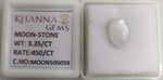 Load image into Gallery viewer, 3.35/CT Moon Stone with Govt. Lab Certificate