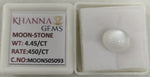 Load image into Gallery viewer, 4.45/CT White Color Moon Stone with Govt. Lab Certificate