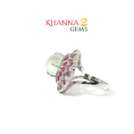 Load image into Gallery viewer, 5.21/GM MOON STONE RUBY RING Earrings - G0576