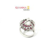 Load image into Gallery viewer, 5.21/GM MOON STONE RUBY RING Earrings - G0576